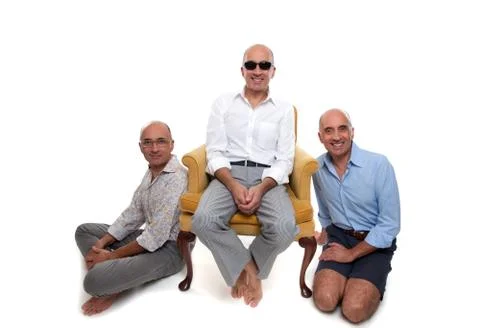 Identical brothers Stock Photos