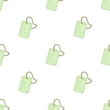Identification army badge pattern seamless vector Stock Illustration