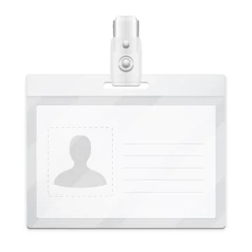 Identification Card Stock Illustration