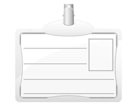 Identification card vector illustration Stock Illustration