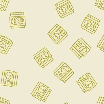 Identification risk line seamless pattern イラスト素材