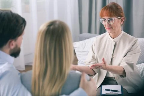 Identify possible solutions to problems in a relationship Stock Photos