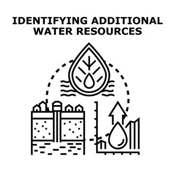 Identifying additional water resources for sustainable management Ilustración de archivo