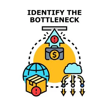 Identifying bottleneck problem in business process improvement Illustration