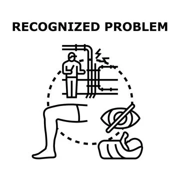 Identifying complex societal problems causing widespread impact Stock Illustration