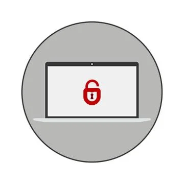 Identifying a computer virus. Stock Illustration