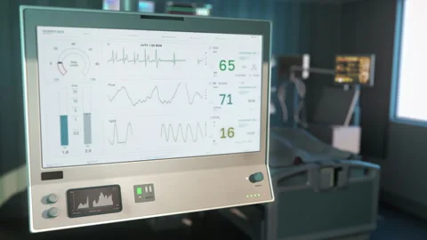 Identifying the failure of lung ventilation system resulting in patients death Stock Footage 248552734