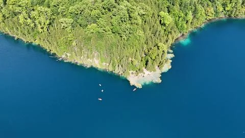 Identifying Feature - Green Lakes State Park - Syracuse, NY Foto stock