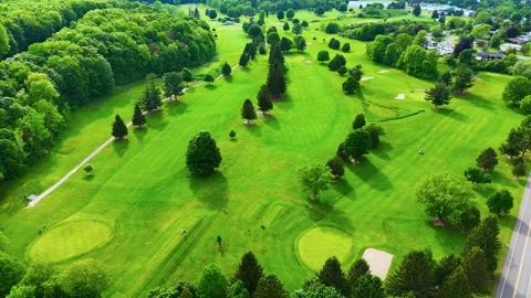 Identifying the Lustrous Landscape - Drumlins Country Club - Syracuse, NY Stock Footage 336512486
