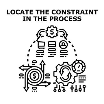 Identifying process constraints for business workflow optimization イラスト素材