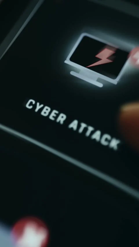 Identity and Data Protection Screen Touchscreen View showing secure data 스톡 동영상 337394174