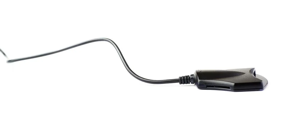 Identity authentication card reader isolated over white background 스톡 사진