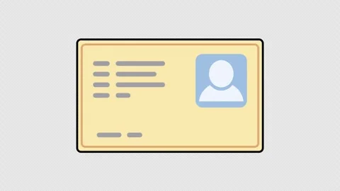 Identity card 스톡 동영상 334125020