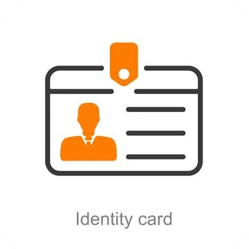 Identity card Stock Illustration