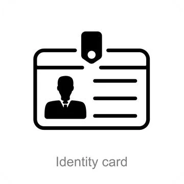 Identity card Stock Illustration