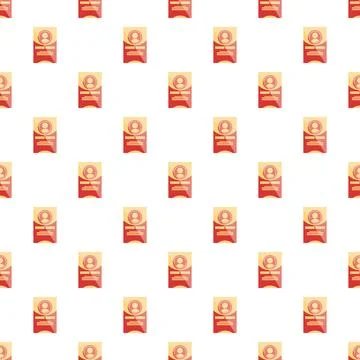 Identity cards creating security credential seamless pattern イラスト素材