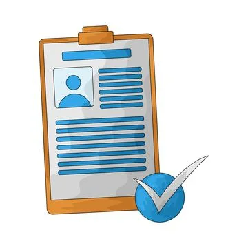 Identity check illustration Stock Illustration
