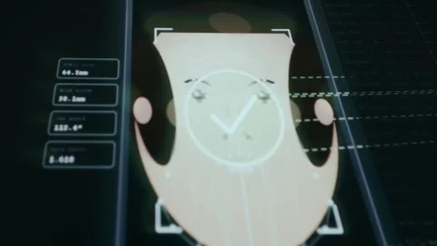 Identity check system scanning and analyzing face features, Identity Verified Stock Footage 333834836