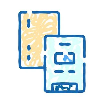 Identity documents and personal identification icon concept Stock Illustration
