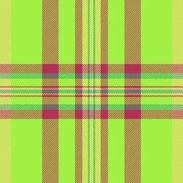 Identity fabric seamless vector, stitch plaid pattern textile. Customizable.. Illustrazione stock