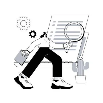 Identity guidelines abstract concept vector illustration. Stock Illustration