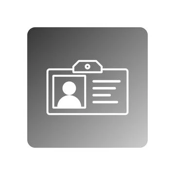 Identity icon vector Stock Illustration