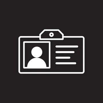 Identity icon vector Stock Illustration