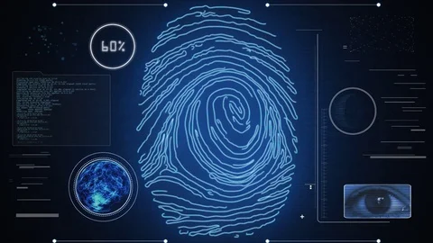 Identity scan: access permitted 스톡 동영상 72523535