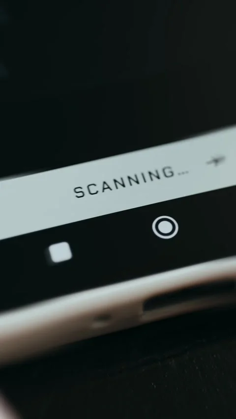 Identity Scanning Interface - Cinematic Close Up 스톡 동영상 336947120