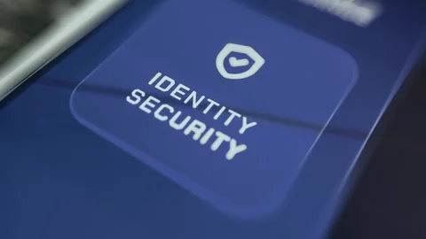 Identity Security feature enabled via tap action Stock Footage 334935076