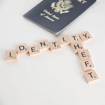 Identity theft concept Stock Photos