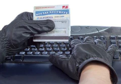 Identity theft. Stock Photos
