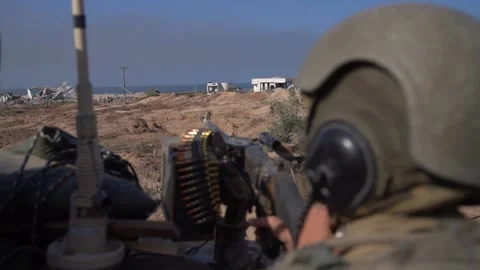 IDF's Swift and Decisive Strike Obliterates Hamas Infrastructure in Daring G... Stock Footage 255045227