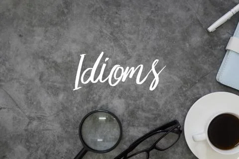 Idioms. 写真素材
