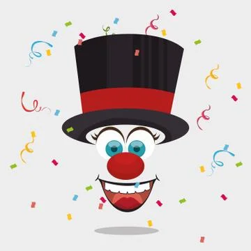 Idiot mask crazy icon Stock Illustration