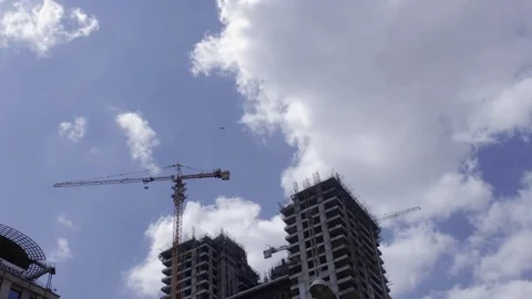 Idle construction site timelapse 動画素材 72501439