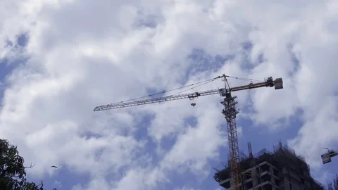 Idle construction site timelapse 動画素材 72501447