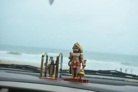 Idol of Lord Hanuman Stock Photos