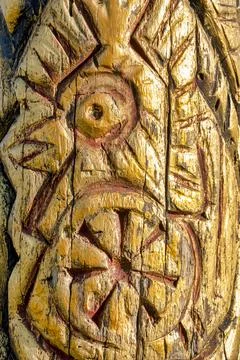 Idol of Perun Stock Photos