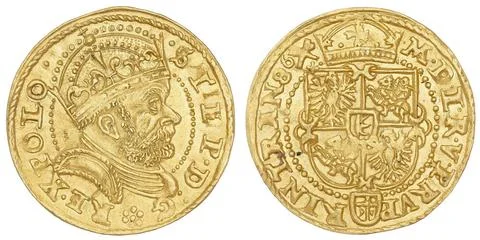 ï»¿ducat. Stefan I Batory (krol polski ; 1575-1586), ruler, Dulski, Jan ;  Stock Photos