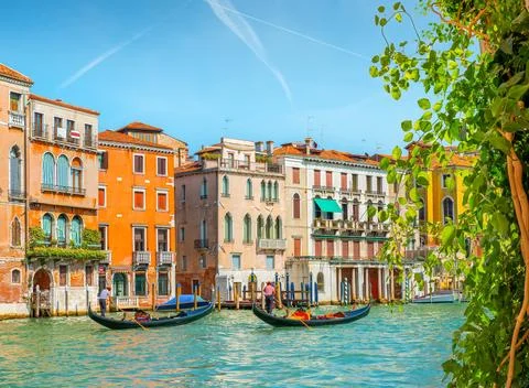 Idyll in Venice Stock Photos