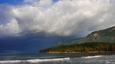 Idyllic Aegean Coast (Partial Time lapse) Stock Footage 90926356