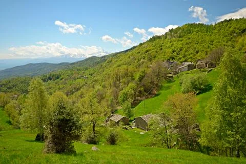 Idyllic alpine scene Stock Photos