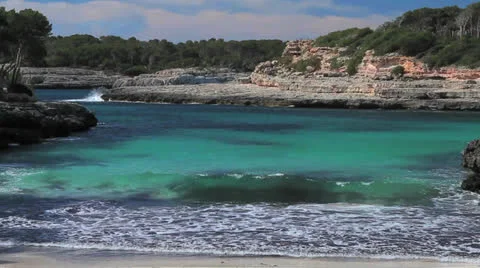 Idyllic Bay Stock Footage 22864951