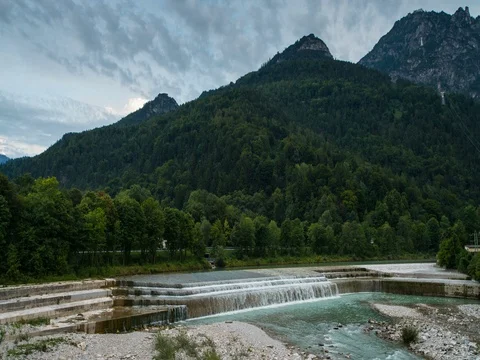 Idyllic Evening Landscape Stock-Footage 80316726