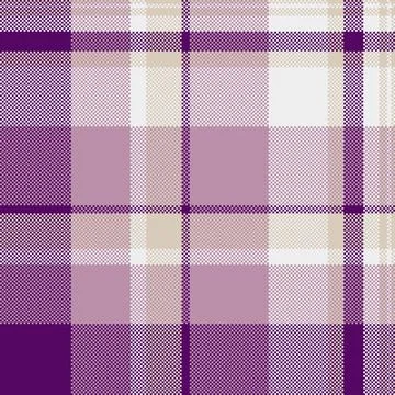Idyllic fabric seamless check, stroke plaid pattern vector. Antique textile.. Stock Illustration