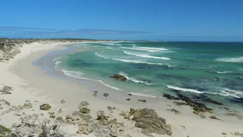 Idyllic Jessie's Bay Stock Footage 146896100