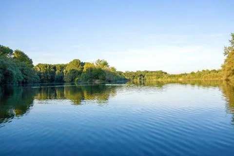 Idyllic lake Stock Photos