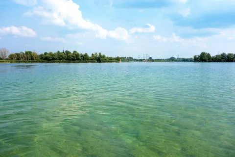 Idyllic lake Stock Photos
