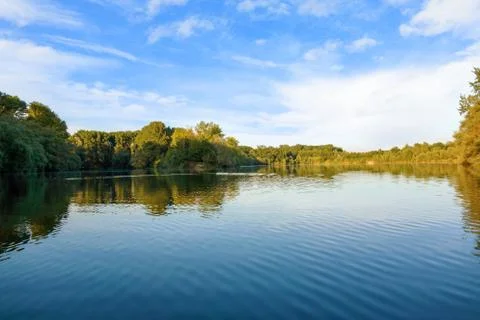 Idyllic lake Stock Photos